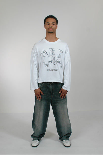 White Sublur Longsleeve